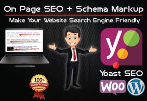 37225I will do wordpress yoast SEO on page with schema markup