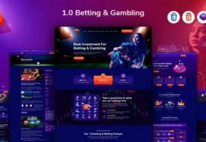 46297Bettfor – eSports Betting & Casino Platform Html Template