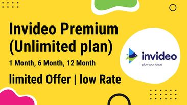 58779Invideo Premium (Unlimited plan) Best and low price