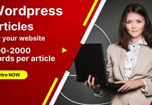 56133I can write 500+ SEO articles for your WordPress or blogger website