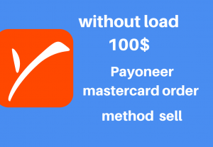 55582Free payoneer mastercard order method | no 100$ load needed