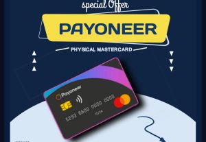 71459Payoneer account with physical Card