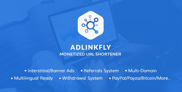 94956I will make Adlinkfly monetized URL Shortener and earn money