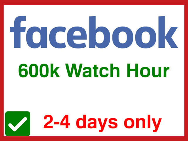 10844460k Watch Time for Facebook Monetization