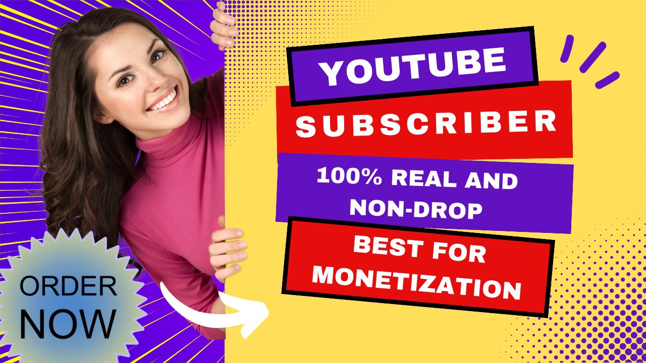 109606YouTube 100 Subscriber (best for Monetization)