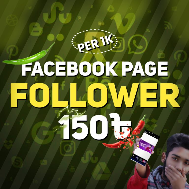 116397Facebook Page Non Drop Follower Per 1k 150 Taka