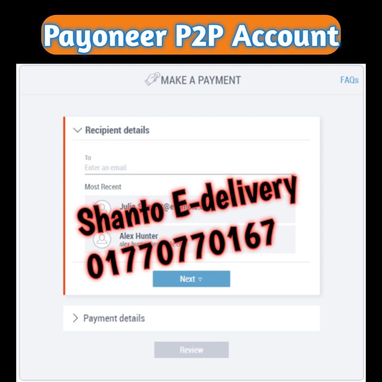 117836Payoneer Ready Card With Verified Payoneer Account