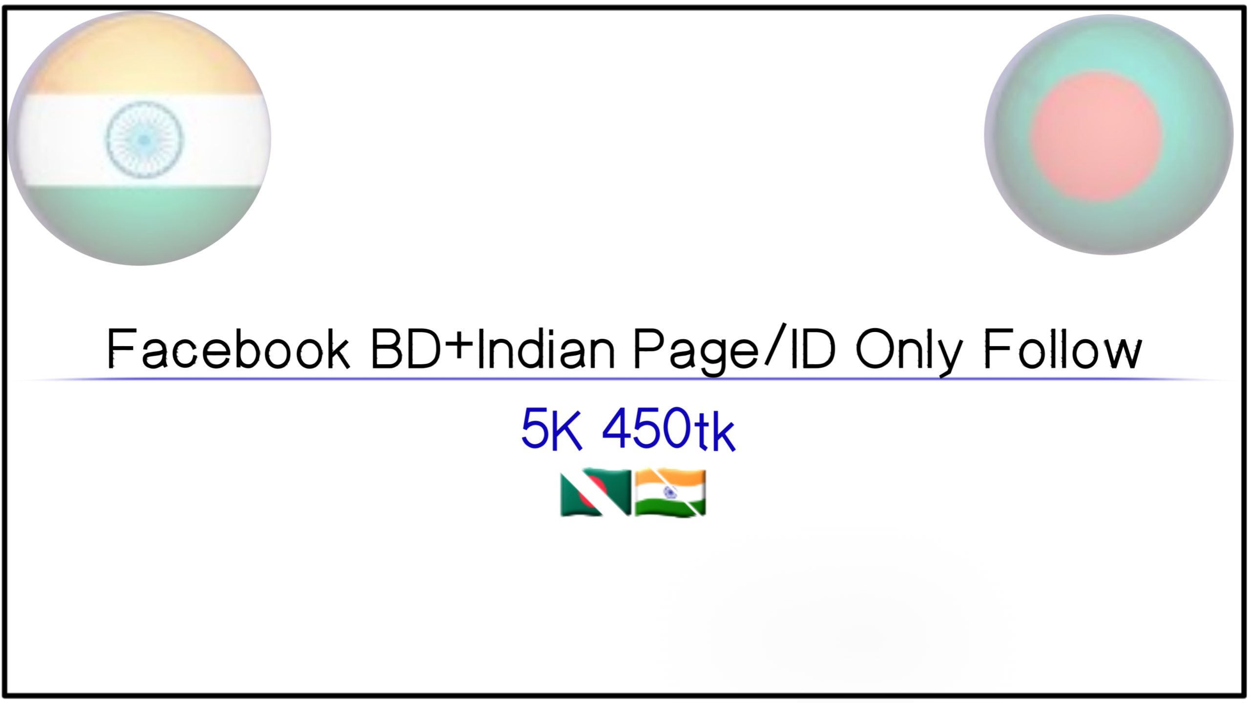 122488Facebook BD indian 5K page or ID follow 999tk