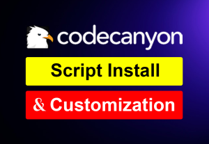 118745I will install and customize any CodeCanyon script