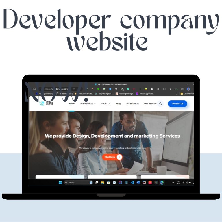 121628Ready website of a developer company