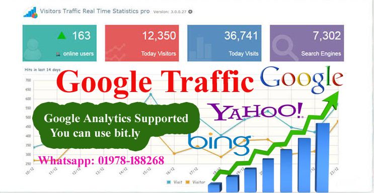 122381Worldwide Website Traffic/Visitors Mobile from Any Country 1k