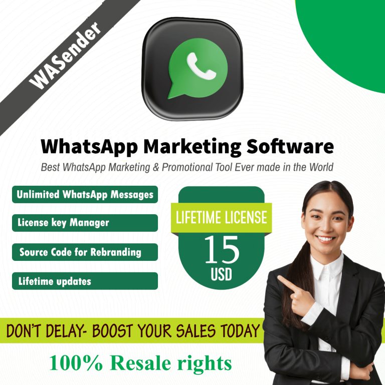 134085WaSender Bulk WhatsApp Sender + Group Sender + WhatsApp Auto Reply Bot (V3.1.0)