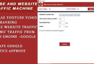 135269YOUTUBE WATCH TIME SOFTWARE & Website Traffic SOFTWARE