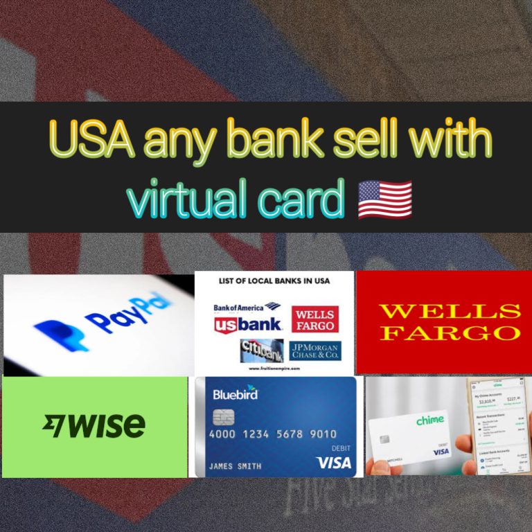 145764Any USA bank with virtual card Sell