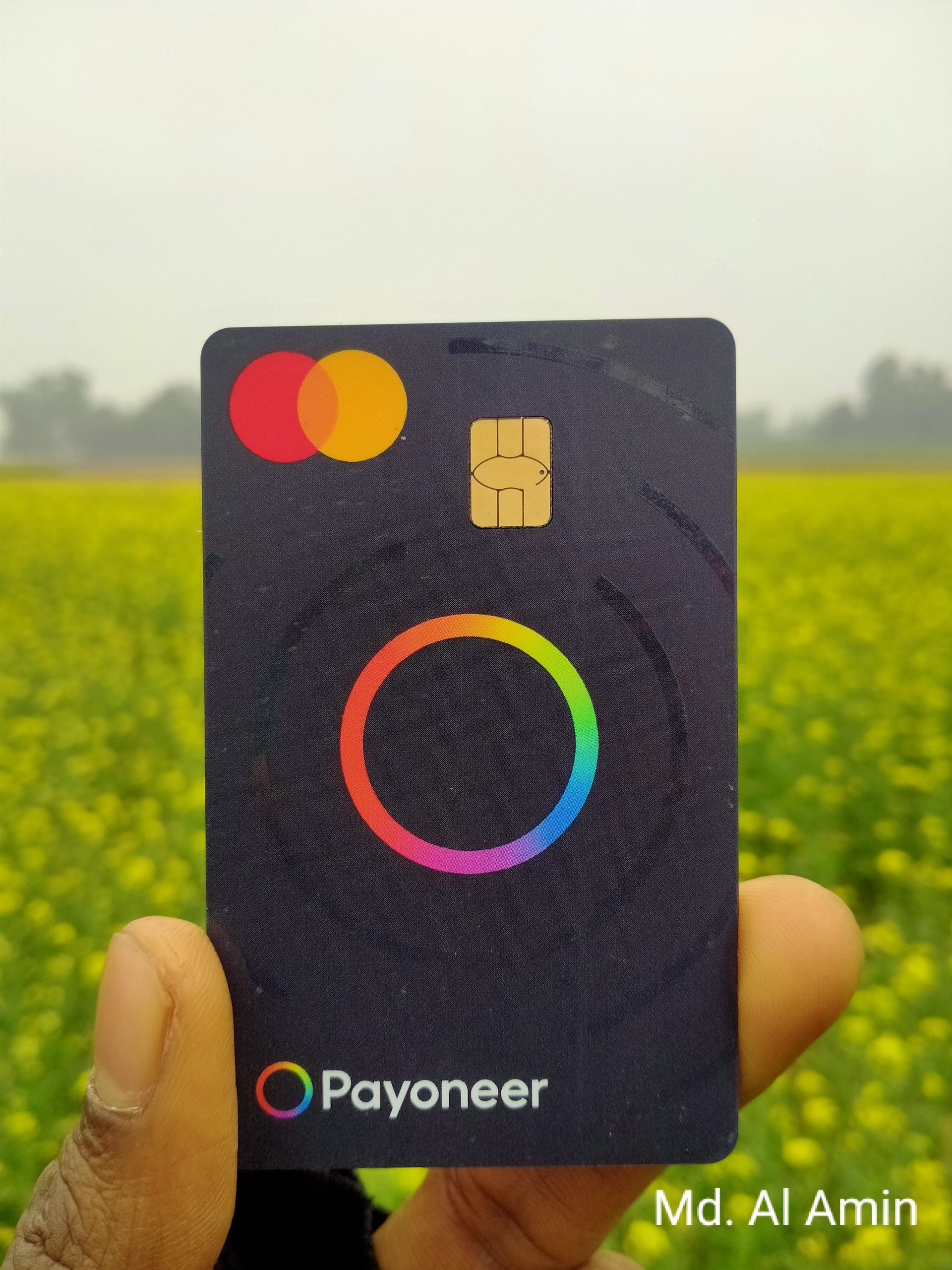 142862Payoneer card with account
