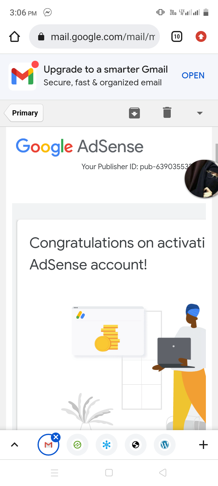143632Pin verified exblog Adsense and website sell