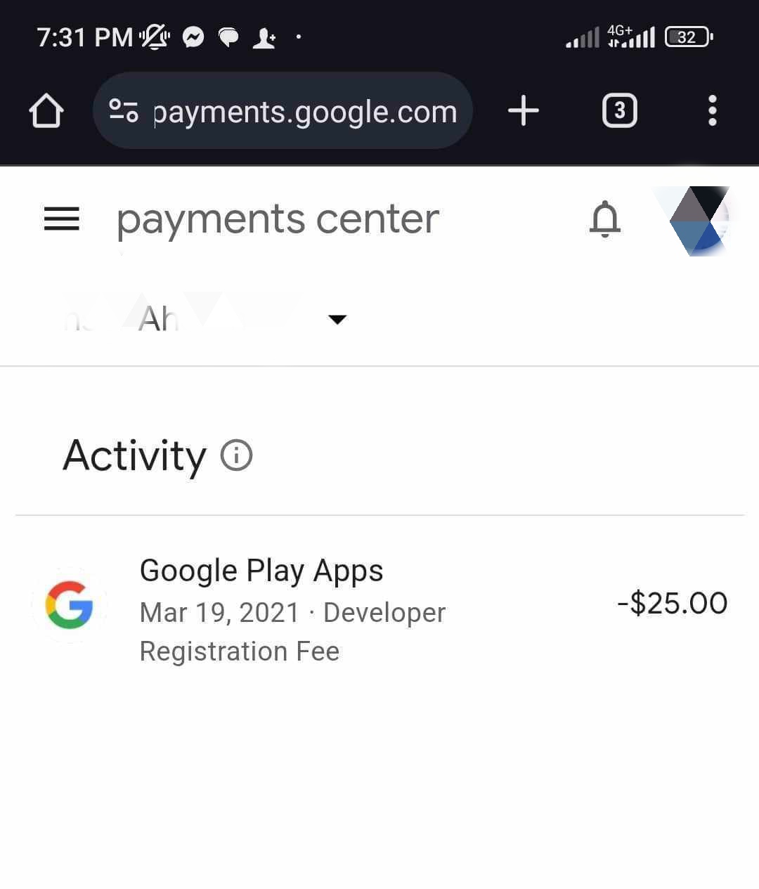 148268Old Google Play Console Account for sale