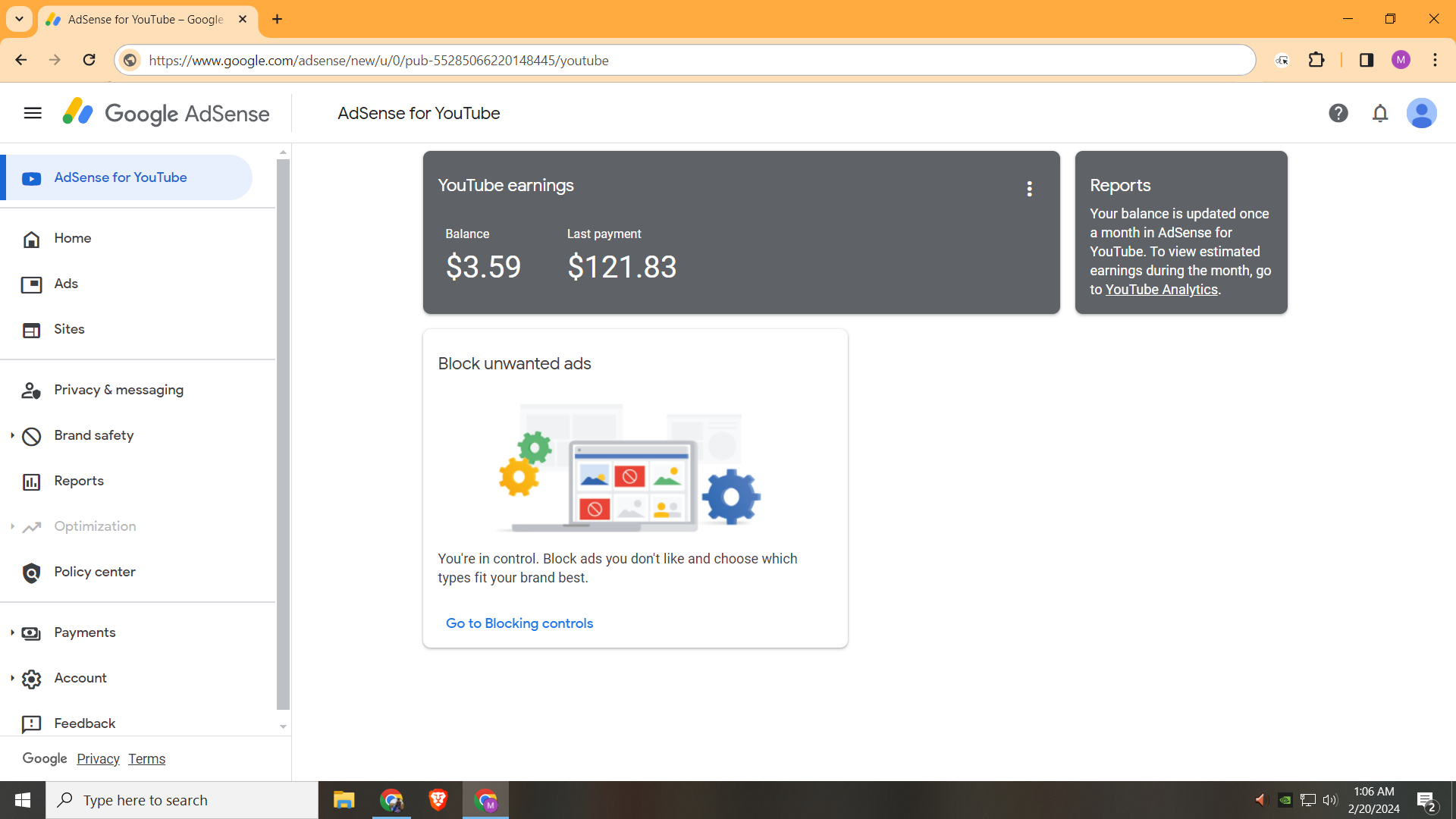 1485193 Time Payment Receive Adsense For Sale