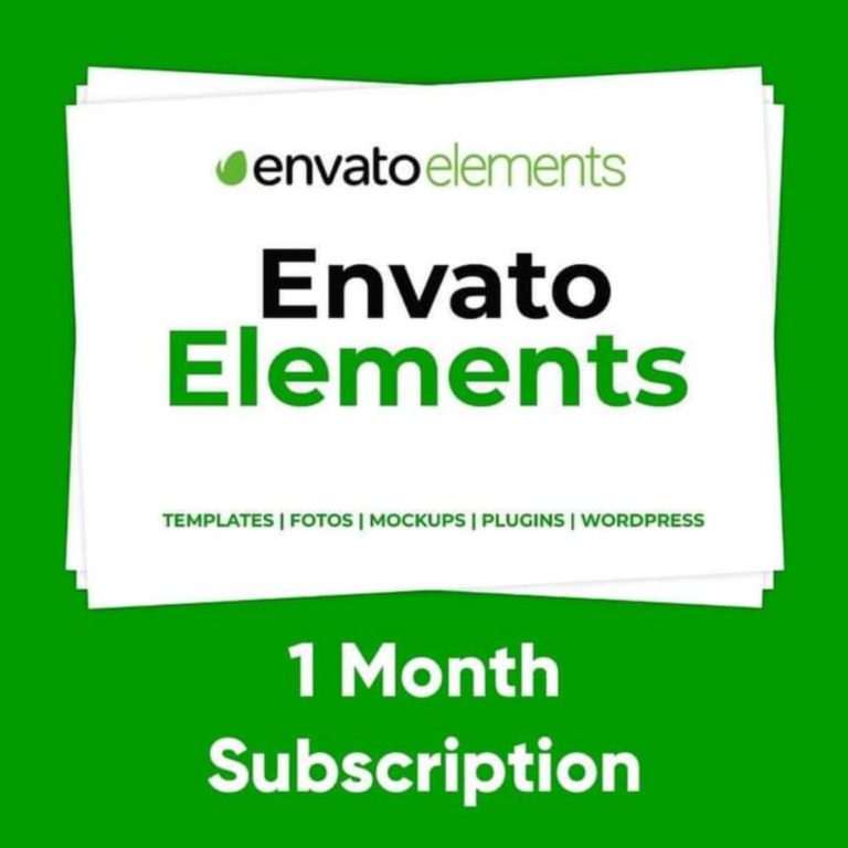165347Envato Elements 1 month