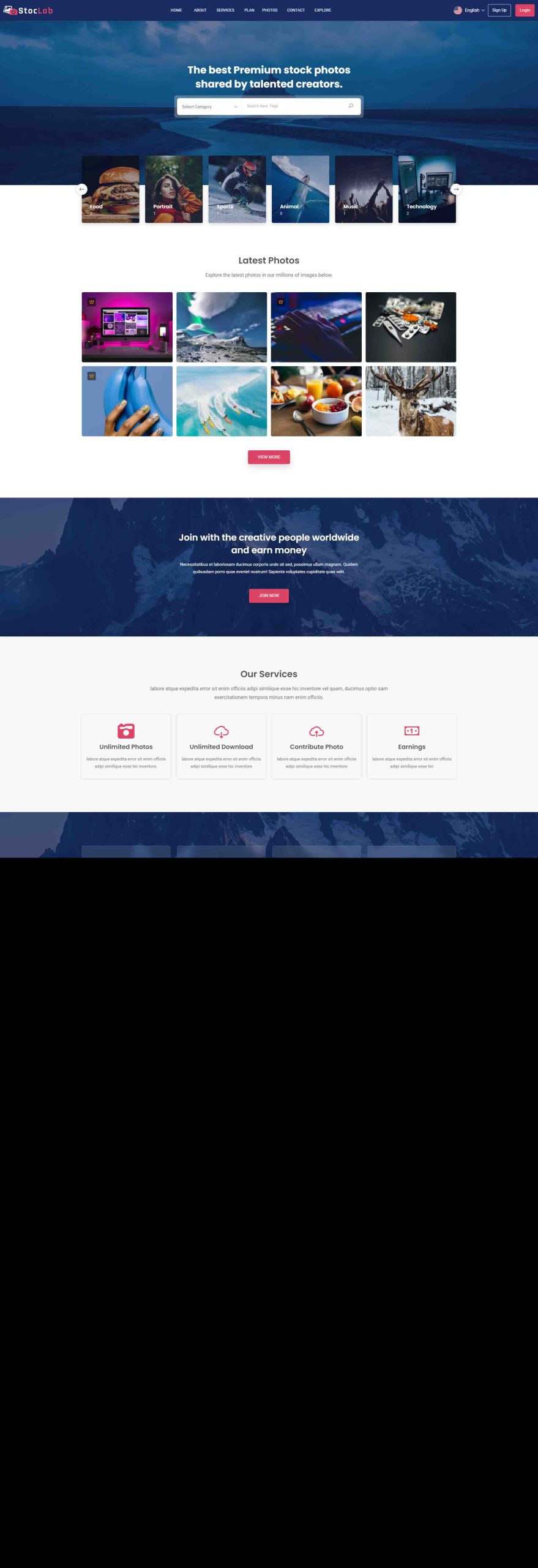 182625Portfolio Website Template (পোর্টফলিও ওয়েবসাইট টেমপ্লেট)